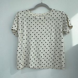 Polka dot tee